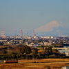 冬晴れの富士山と小湊鐵道のキハ401を撮る！