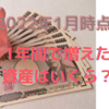 2022年1月時点　1年で資産はこれだけ増やす事が出来ました