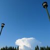 夏の空と夏の雲