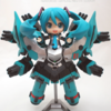 ネイルとボカロ好きの私がガンプラ作るとこうなる。