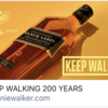【スコッチ】keep walking　ジョニーウォーカー　ブラックラベル（BLACK LABEL）