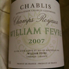 WILLIAM FEVRE CHABLIS Champs Royaux 2007