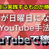 毎日が日曜日という夢を１年で叶えたのはコレ！