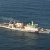 【中国海警局】１万トン級「海警2901」試験航海　空撮画像