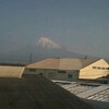 22日朝の富士山