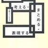 大庭コテイさち子『考える・まとめる・表現する―アメリカ式「主張の技術」』