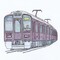 イラスト:阪急電車・9300系