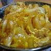 札幌市　とんかつ　すみだ川  /　肉が丸いかつ丼