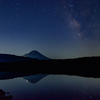 富士山と天の川