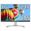 LG フレームレス モニター ディスプレイ 24ML600S-W 23.8インチ/フルHD/IPS 非光沢/1ms(MBR)/スピーカー/HDMI×2,D-sub/FreeSync/フリッカーセーフ、ブルーライト低減機能