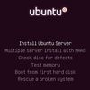 Install Ubuntu Server 14.04 LTS amd64