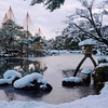 金沢市兼六園雪景色