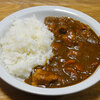 今日の食べ物　朝食にカレー