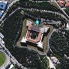 衛星写真でイタリアのラクイラの城を眺めてみよう！｜Let's take a look at Forte Spagnolo, L'Aquila
, a star-shaped fortress in Italy, with satellite image.