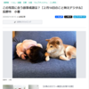 愛犬「小春」と孫が地方紙デジタル版に掲載