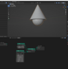 Blenderでノードベースでモデリングを行うジオメトリノードを使用する