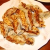 夕食　餃子