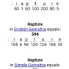 数字は語る！キリスト教❝rapture❞と、ヒンズー教・仏教❝setsuna❞