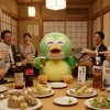 飲み会でご挨拶もせずひたすら食べ続ける