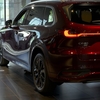 マツダブランドスペース大阪で「CX-80 Premium Sports」の実車を見てきました。