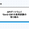 APIゲートウェイ'Gen2-GW'の負荷試験の取り組み