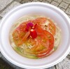 魂麺（本八幡）＠里見公園　トマト冷やしラーメン〜ローズオイルフレーバー〜