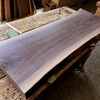 ウォールナット板の木製看板