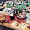 Turkey Ham/Portabella/Gorgonzola Pizza