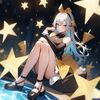 sitting on star (星に座る) by Animagine XL V3.1