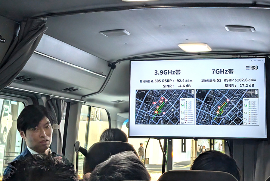 6G時代を見据え世界で進む次世代周波数の検討。東京・銀座で7GHz帯のカバレッジエリアを検証
