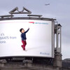 今、飛んでいる飛行機を教えてくれるサイネージ：British Airway's #Lookup Campaign