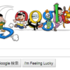  日本語Googleトップページのロゴにバカボン
