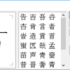 「吉」の上の「士」が「土」の漢字を出す方法