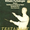 フルトヴェングラー指揮、ウィーン・フィルハーモニー管弦楽団の演奏でブラームスの交響曲第1番を聴きました