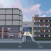 立体駐車場と渡り廊下を作る【Minecraft】