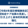 【令和8年度診療報酬改定】認知症ケア加算の見直し｜点数引き上げと身体的拘束減算の強化