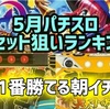 【スロリセ5月版】勝てるパチスロ台ランキング  リセット狙い　設定変更　