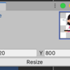 【Unity】テクスチャのサイズを変更するツール