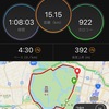 ジョグ15km　そろそろ通常運転へ