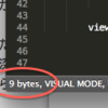 Sublime Text3でバイト数を表示するプラグイン作った