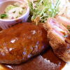 【京都四条サフランサフランで洋食ランチ】肉汁溢れるハンバーグ&蟹クリームコロッケに大満足！