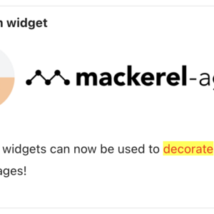 Markdown widget can now be used to format text and embed images, and more