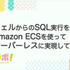 シェルからのSQL実行をAmazon ECSを使ってサーバーレスに実現してみる