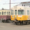 2016年1月10日　琴電レトロ電車特別運行の前日120号と500号は