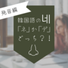 【ネイティブっぽい韓国語】なぜ「네（ネ）」は「デ」に聞こえるのか【徹底解説】