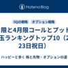3月限と4月限コールとプットの建玉ランキングトップ10（2月23日祝日）
