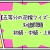 【五等分の花嫁クイズ 全60問】知識問題 初級・中級・上級
