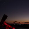 目立たなくなった 紫金山･アトラス彗星(C/2023A3)＠一色海岸　2024.11.28
