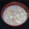 鶏ガラスープ 野菜味噌汁