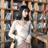 広Vネックでセクシーなカシュクールのカットソー★